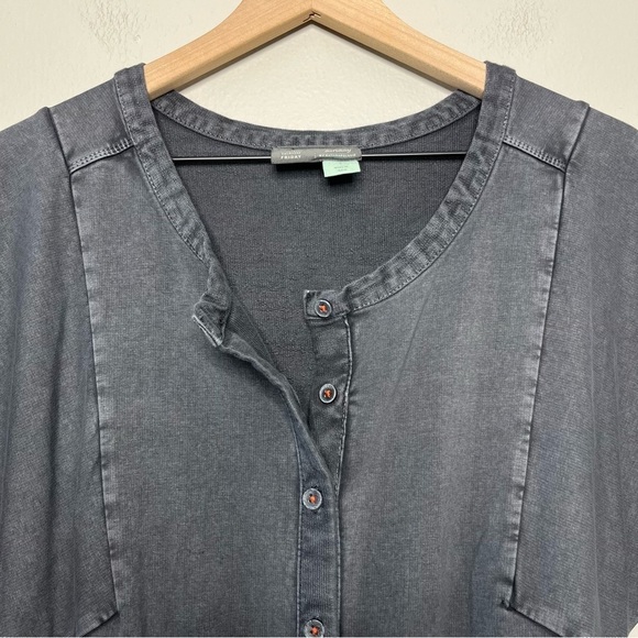 Anthropologie Saturday Sunday Women Jumpsuit Boiler Elastic Waist Straight Leg - Picture 6 of 13